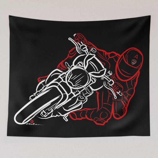 Item preview, Knee Down Monster for Monster Lovers - on Black Edition for Real Biker designed and sold by etoide.