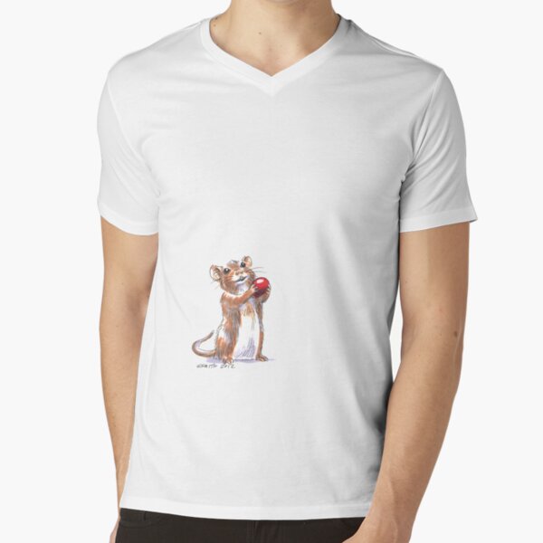 Holiday Critters - Mouse V-Neck T-Shirt
