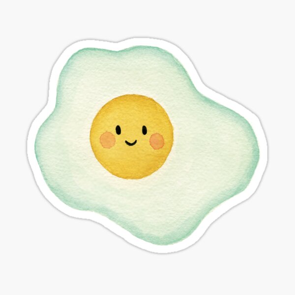 The Happy Fried Egg Sticker