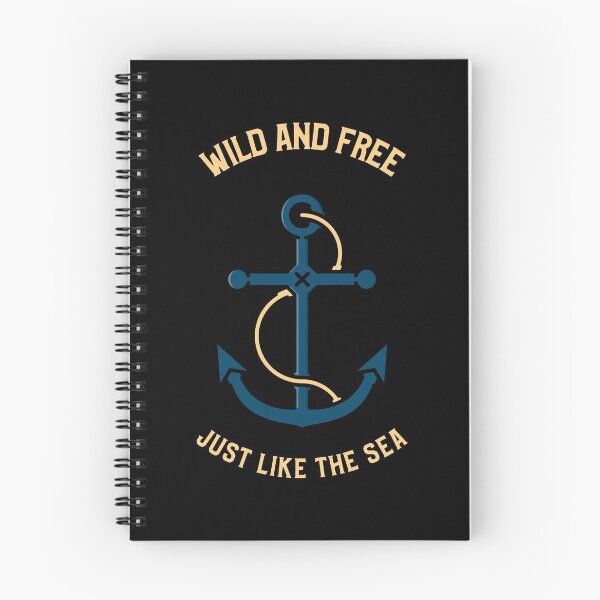 Item preview, Anchor Wild And Free Just Like The Sea designed and sold by joabaj.