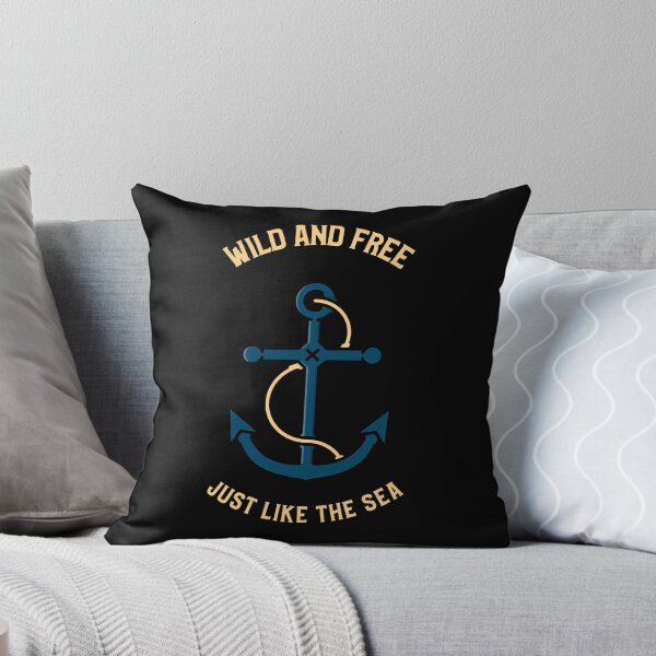 Item preview, Anchor Wild And Free Just Like The Sea designed and sold by joabaj.