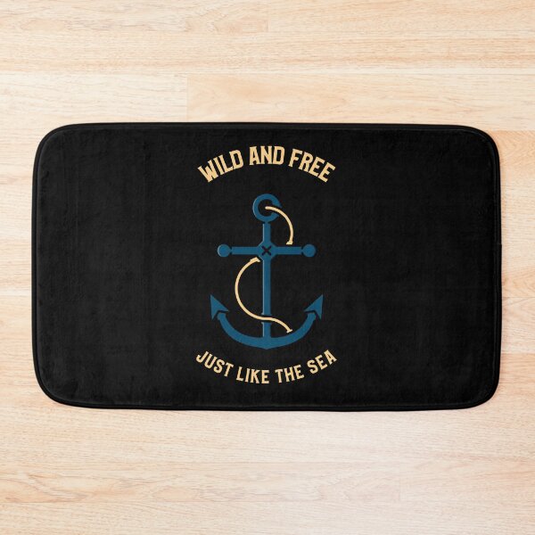Item preview, Anchor Wild And Free Just Like The Sea designed and sold by joabaj.
