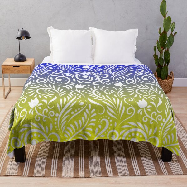 Item preview, Floral and Leaves - Golden Beach by the Sea designed and sold by CreativityRoams.
