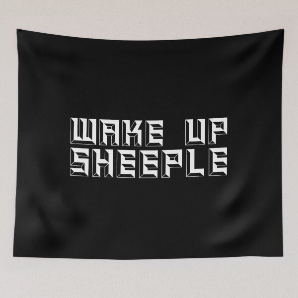 Item preview, Wake Up Sheeple - Funny Political Social Gift designed and sold by phassystore.