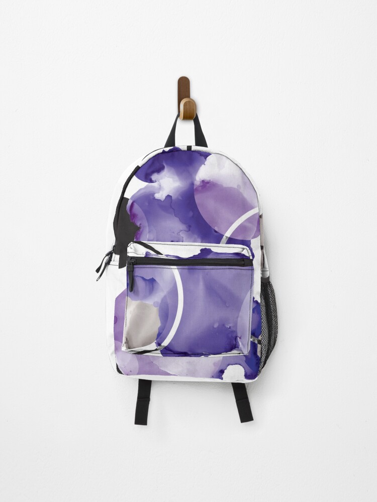 Thumbnail 1 of 3, Backpack, Amethyst Planetary designed and sold by Geode-Creative.