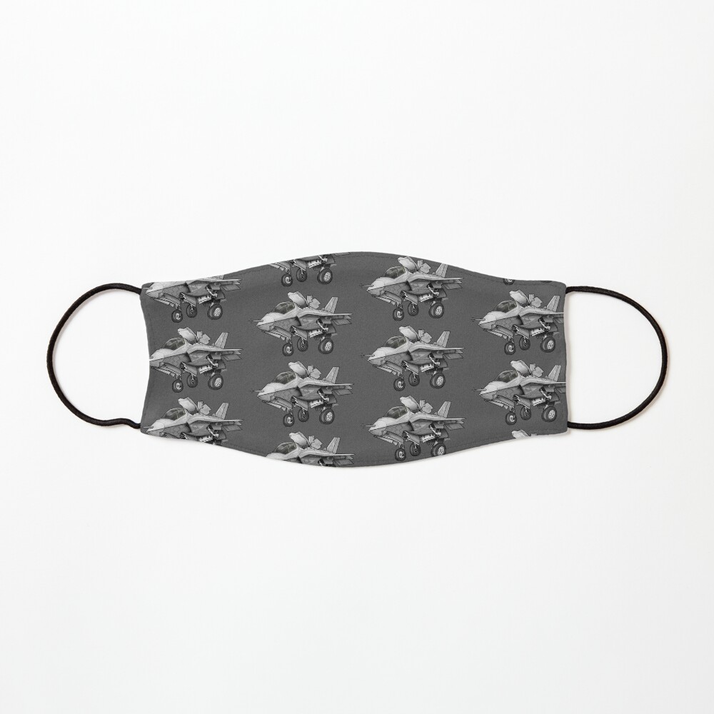 F-35B Lighting II Joint Strike Fighter Illustration Mask