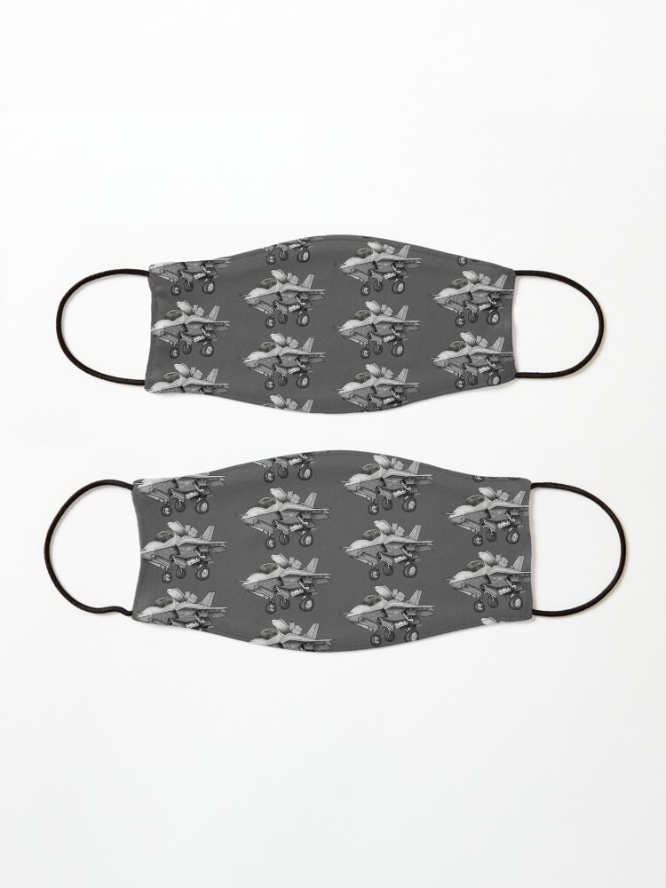 Alternate view of F-35B Lighting II Joint Strike Fighter Illustration Mask