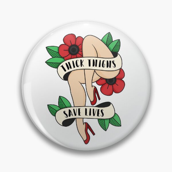 Item preview, thick thighs save lives designed and sold by cameronbaba.