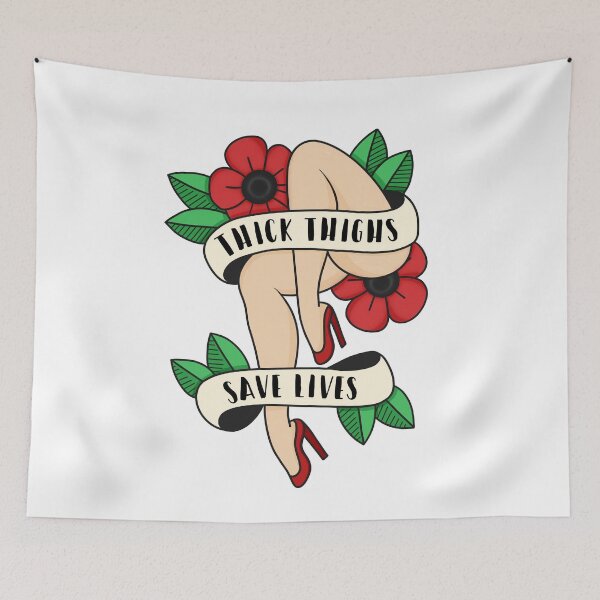 Item preview, thick thighs save lives designed and sold by cameronbaba.