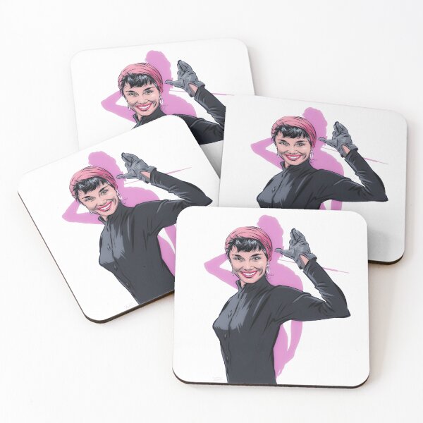Item preview, Audrey Hepburn - An illustration by Paul Cemmick designed and sold by TIGERDAVER.
