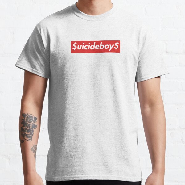 Xxxtentacion Logo T Shirts Redbubble - supreme box logo tee with tattoos roblox