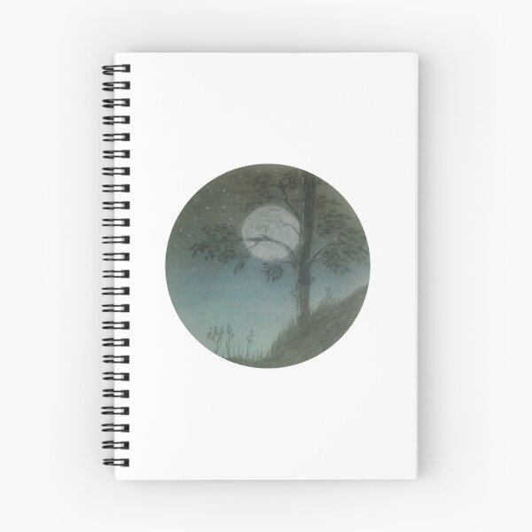 Item preview, Awesome drawing view of moon and tree designed and sold by faridman.