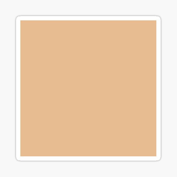 "Limestone Skin Tone Plain Color" Sticker by speckled Redbubble