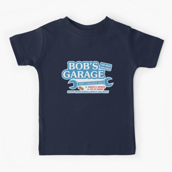 bob's garage baseball shirt
