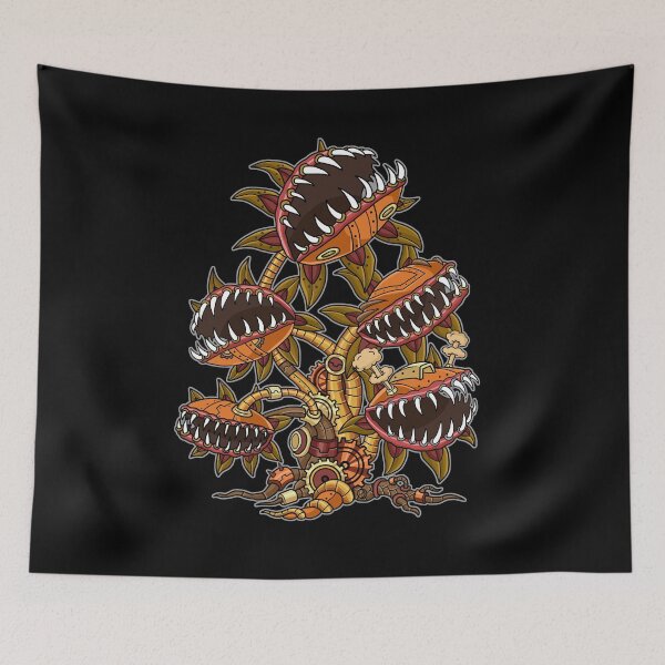 Item preview, Steampunk Shirt Men Victorian Carnivorous Plant Venus Fly Trap designed and sold by DSWShirts.