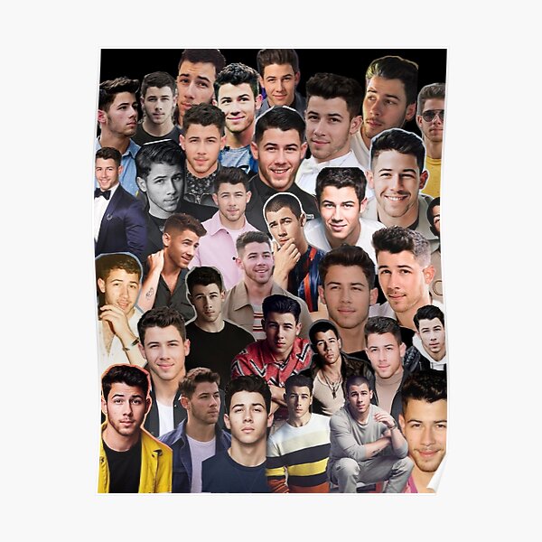 Nick Jonas collage Poster