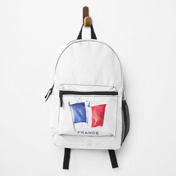 Item preview, WATERCOLOR FLAG OF FRANCE designed and sold by xposedbydesign.