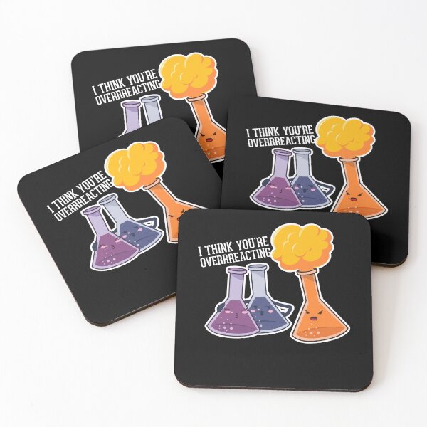 Item preview, I Think You, Overreacting, Wissenschaft, Wissenschaftler, Science, Chemie, Chemiker, Chemielehrer, Physik, Physiker, Physiklehrer, Forschung, Forscher, Labor, Laborant, Professor, Student, Geschenk designed and sold by Pubi.