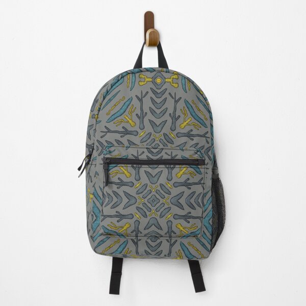 Item preview, Abstract Pattern 13 - Grey, Blue and gold ornament designed and sold by Julia Rudens.