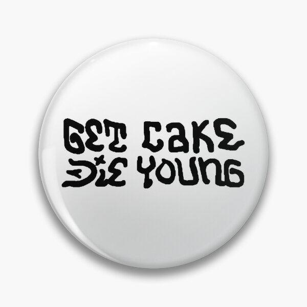Item preview, Lil Peep Get Cake Die Young Tattoo Design Original Art designed and sold by nmrkdesigns.