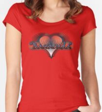 Camiseta entallada de cuello ancho Corazon de barracuda