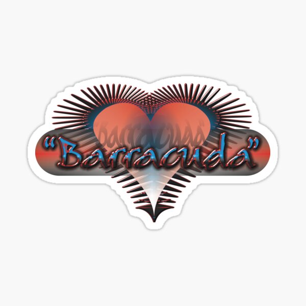 Barracuda Heart Sticker