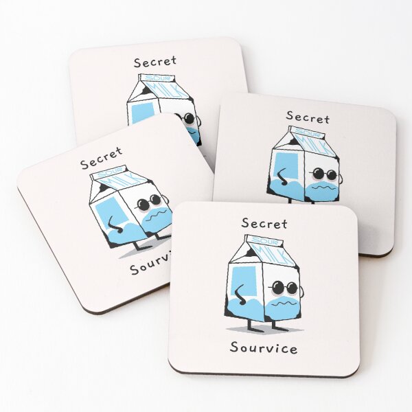 Item preview, Secret Sourvice. Secret Service. Milk. Pun. Funny designed and sold by shirtdan.