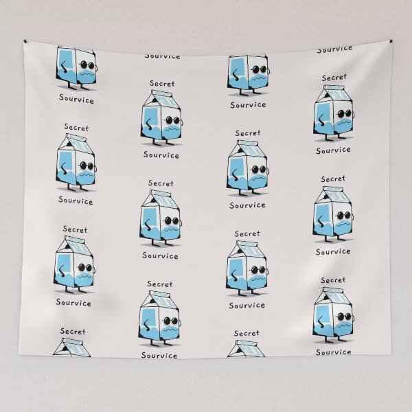 Item preview, Secret Sourvice. Secret Service. Milk. Pun. Funny designed and sold by shirtdan.