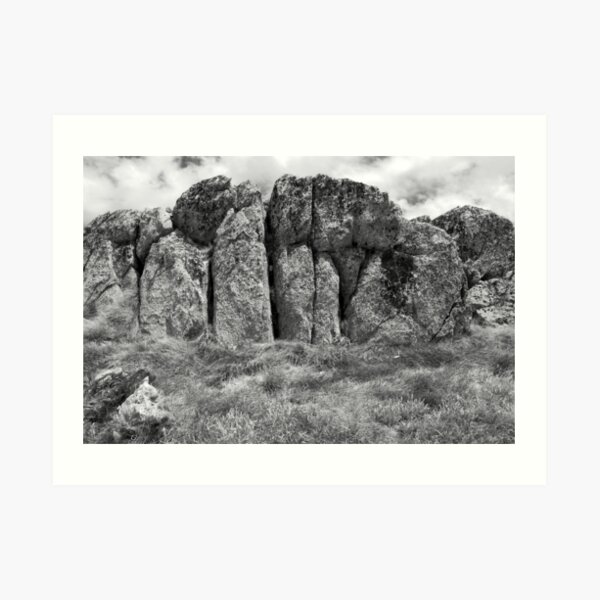 Kosciuszko Rock Art Print