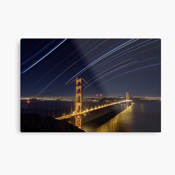 Stars Bridge Metal Print