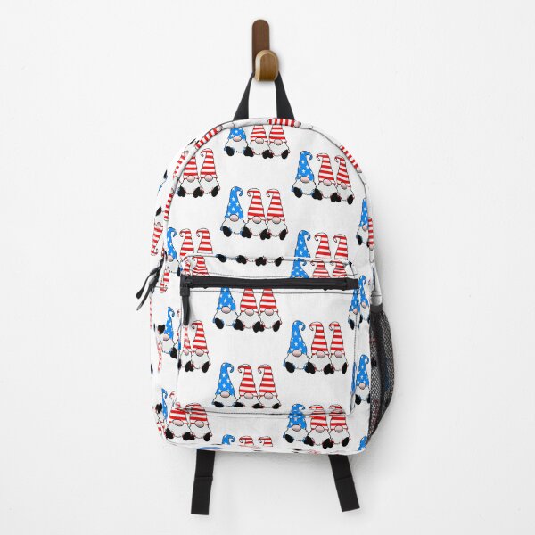 Item preview, 3 Cute Patriotic Gnomes American Flag Red White Blue USA designed and sold by funnytshirtemp.