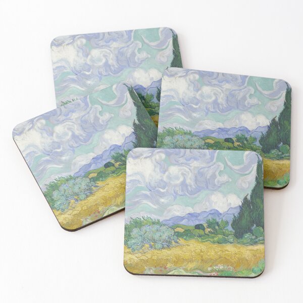 Item preview, Vincent Van Gogh - A Wheatfield With Cypresses designed and sold by vakashop.