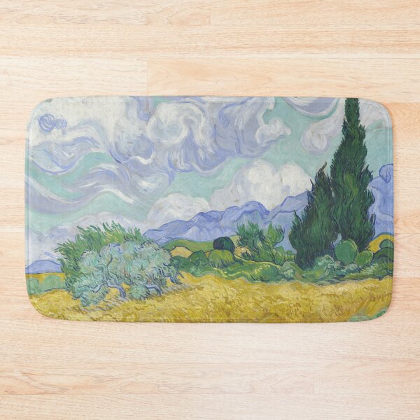 Item preview, Vincent Van Gogh - A Wheatfield With Cypresses designed and sold by vakashop.