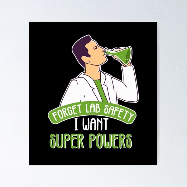 Item preview, Science Super Power Scientist Chemistry Professor designed and sold by Pubi.