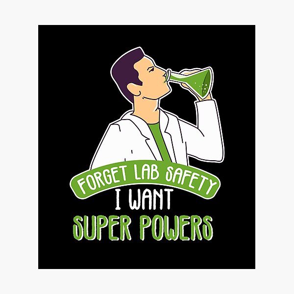 Item preview, Science Super Power Scientist Chemistry Professor designed and sold by Pubi.
