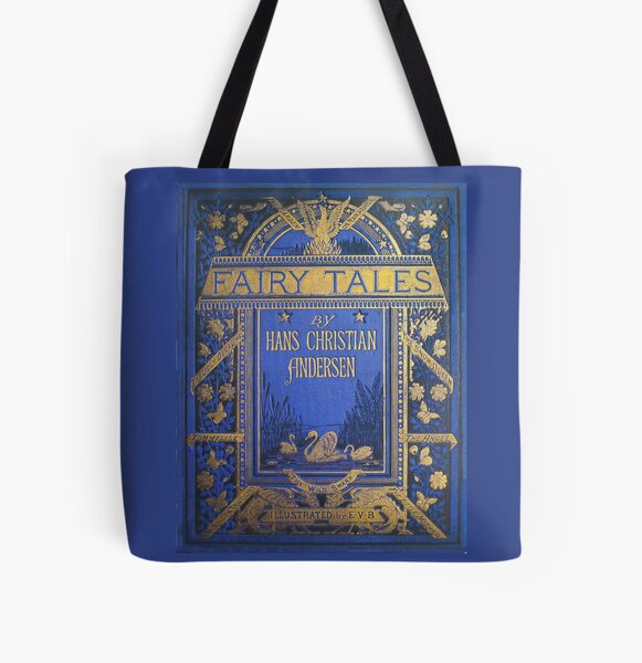 Mermaid Blue & Black Medium Maltese Tote