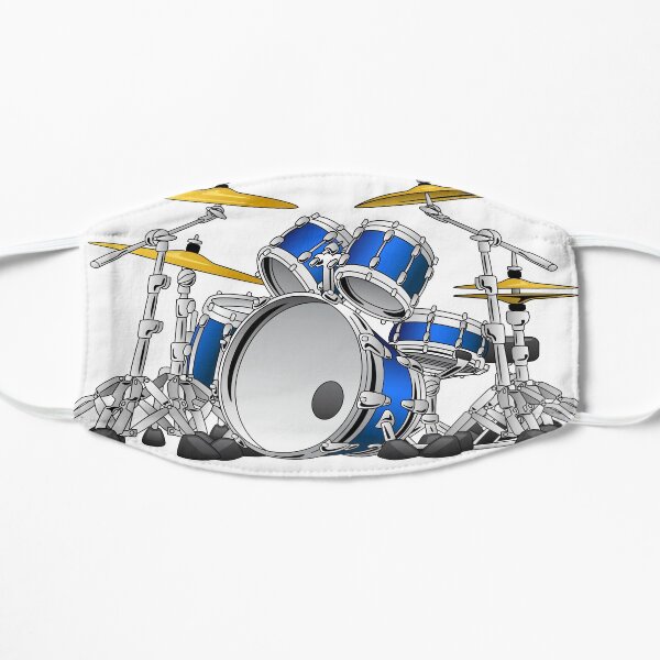 5 Piece Drum Set Cartoon Flat Mask