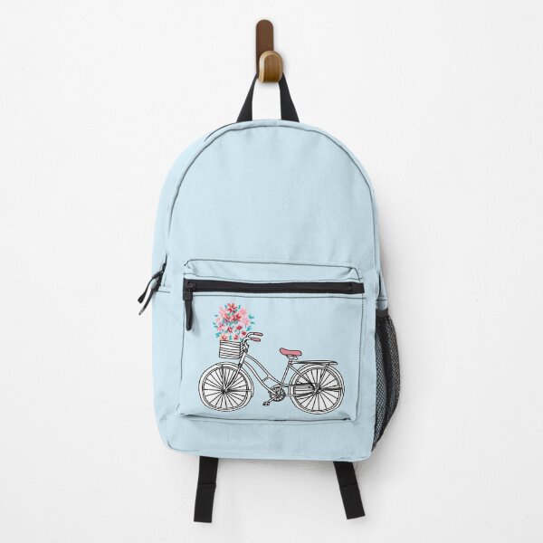 Item preview, Pastel Flowers With Aesthetic Bike designed and sold by ellencarney13.
