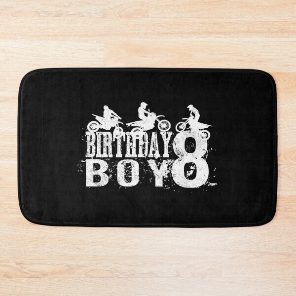 Item preview, Dirt Bike Birthday Boy 8 Years Old 8th B-day Boys Party graphic designed and sold by Grabitees.