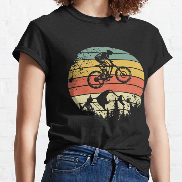 MTB Retro Mountain Biking Downhill Vintage Classic T-Shirt