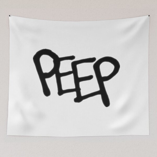 Item preview, Lil Peep 'PEEP' Cool Letter Design designed and sold by nmrkdesigns.