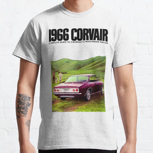Classic Chevy Corvair Van Men/’s Long Sleeve Shirt Black
