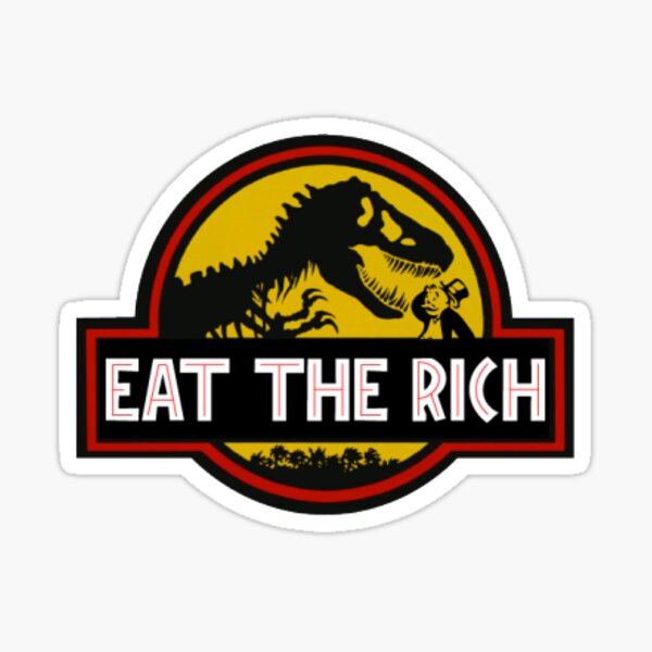 Essen Sie den Rich-Jurrasic Park Sticker