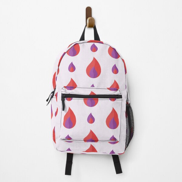 Item preview, Geometric Pattern: Flame: Light Red designed and sold by Red Wolf.