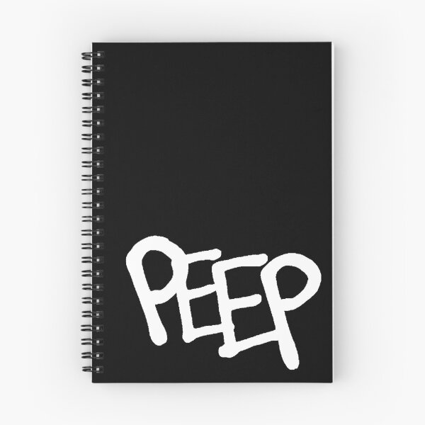Item preview, Lil Peep 'PEEP' Cool Letter Design in white designed and sold by nmrkdesigns.