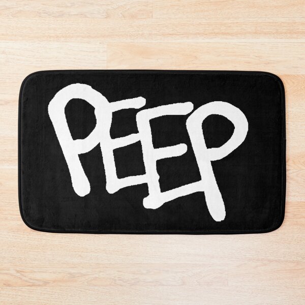 Item preview, Lil Peep 'PEEP' Cool Letter Design in white designed and sold by nmrkdesigns.