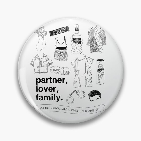 Item preview, Mickey Milkovich things flatlay design  designed and sold by Arty Snarky.