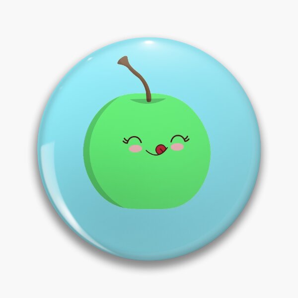 Item preview, Kawaii Cute Green Apple designed and sold by miller8888.