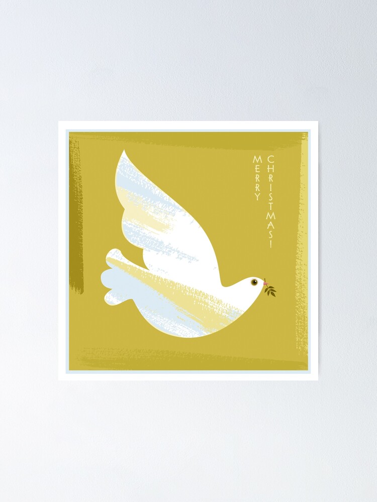 Alternate view of Christmas Dove Poster