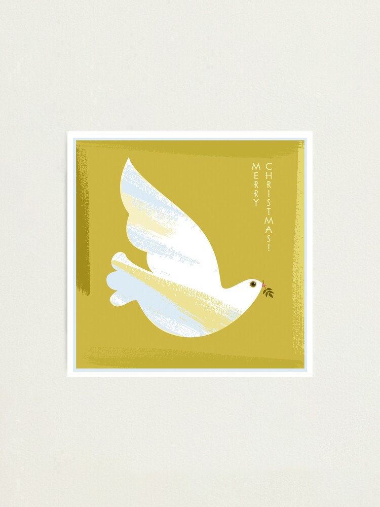 Alternate view of Christmas Dove Photographic Print